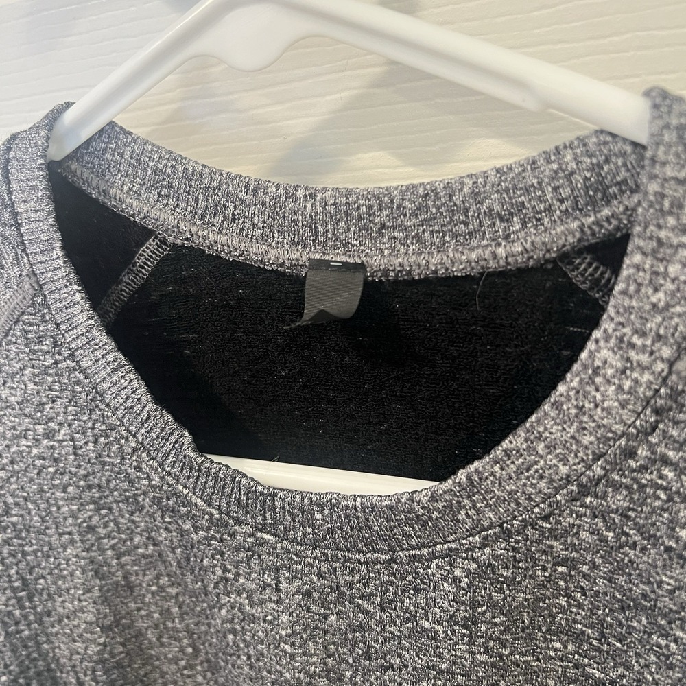 Lululemon Sweater Mens Large‎ Gray Engineered Warmth Lined Sweatshirt Pullover - Picture 5 of 9